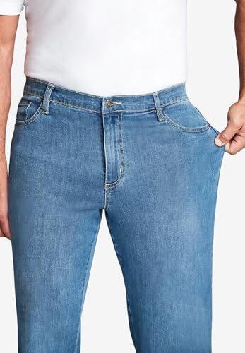 Liberty Blues by Kingsize Men's Big & Tall Relaxed-Fit Stretch 5-Pocket Jeans4
