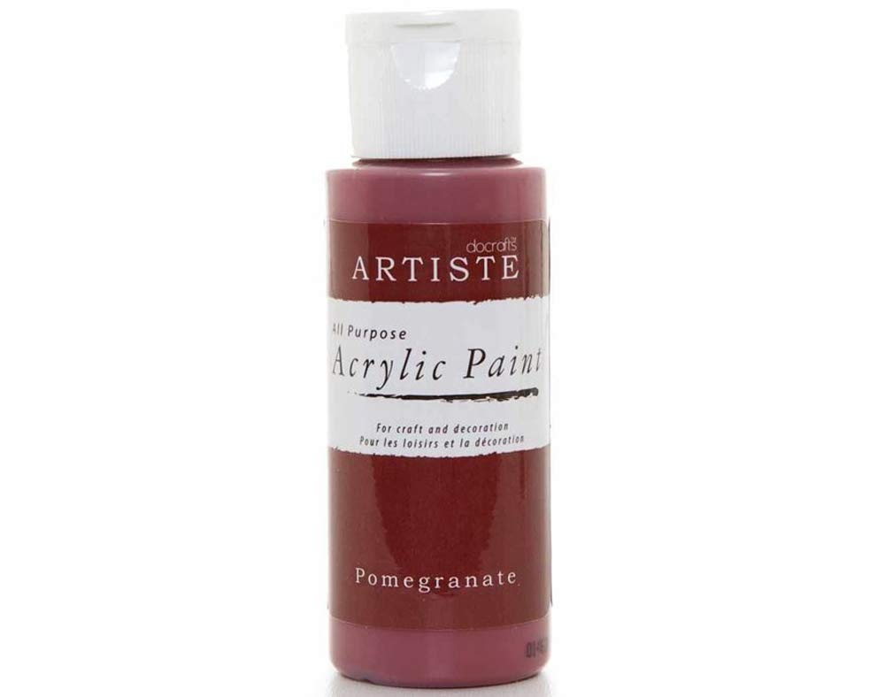 Pomegranate Red docrafts Artiste All Purpose Acrylic Craft Paint - 59ml