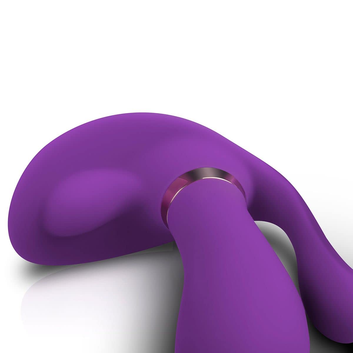 Teazers Purple Pleaser Vibrador - Vibrador de Triple Sexo para Vagina, ano y Clítoris con Estimulador del punto G (Púrpura)- Vibrador de Control Remoto Recargable 3 en 1 con Batería - Morado