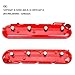 MILIPARTS Upgrade Aluminum Engine Valve Covers Compatible with 1999-2008 Cadillac Escalade Chevy Silverado, Suburban Tahoe Trailblazer GMC Sierra Yukon Replaces Parts 12570427 12582224
