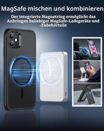 ESR Classic Hybrid für iPhone 11 Hülle, Mattschwarz – Ansicht 5