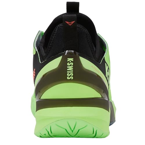 K-Swiss K-Frame Speed Rublo Tennis Shoe (Soft Neon Green/Black/Neon Lava)4