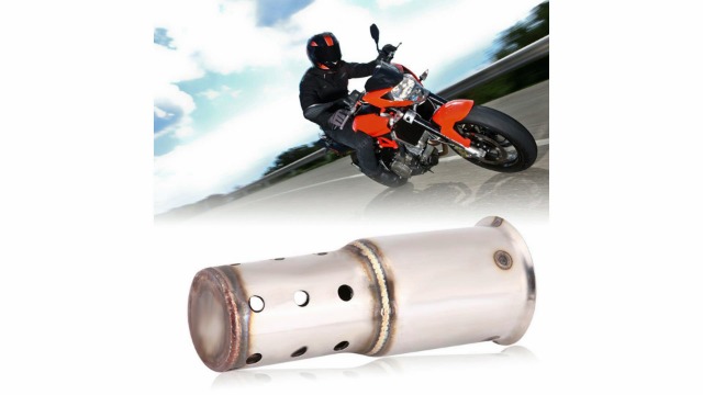 Elerose Voor motorcycle decibel killer uitlaatpijp DB universele gemodificeerde uitlaatdemper 51 mm motorfiets verwijderbare roestvrijstalen uitlaatpijp geluidsonderdrukker DB