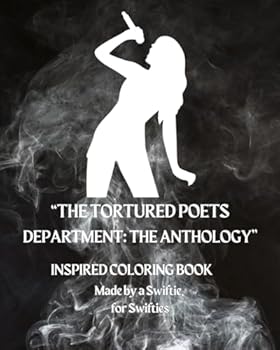 Paperback "The Tortured Poets Department: The Anthology" Inspired Coloring Book