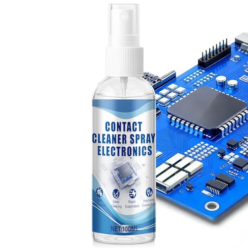 WEILAOK Kontaktspray für Elektronik Kontaktspray Elektronik Kontaktreiniger für Elektronik Kontakte Geeignet zur Reinigung der AnschlüSse von Kfz-Elektronik und Leiterplatten 100 Ml