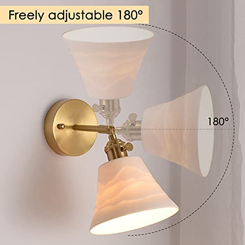 Applique murale orientable avec socket E27 pour l'éclairage de lit - 5
