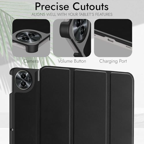 Image of Robustrion Cover for Realme Pad 2 Lite 11 inch Cover Case, Trifold Flip Cover for Realme Pad 2 Lite 11 inch Tablet- Black