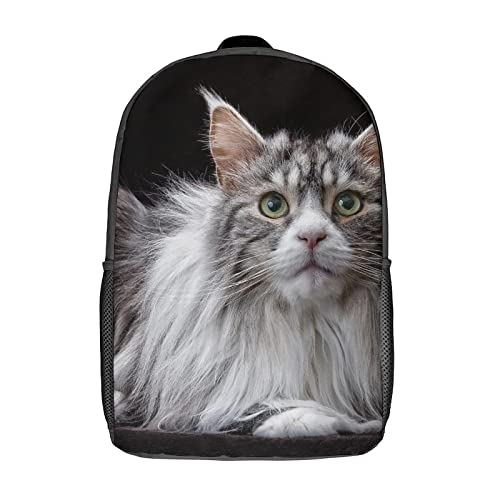 Sac à dos d'école de chat imprimé 3D le cadeau idéal de grande capacité pour enfant