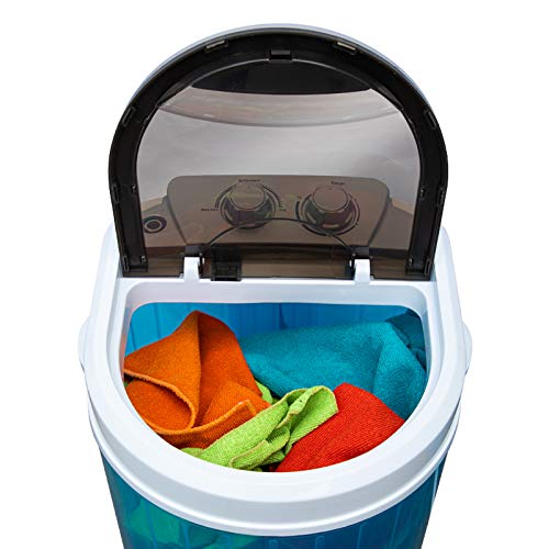 BluMill Mini-lader, wasmachine, met centrifuge, campingwasmachine tot 3 kg, klein en handig met draaggreep - Image 6