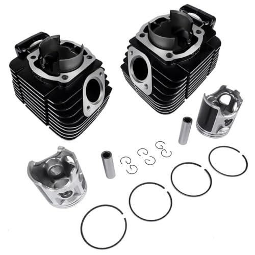 Cilindros y pistones RD350 1973-1975 kit AP02 de reconstrucción de motor con anillos y pinos