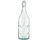 Grehom Recycled Glass Bottle - Bee; 1000ml Bottle