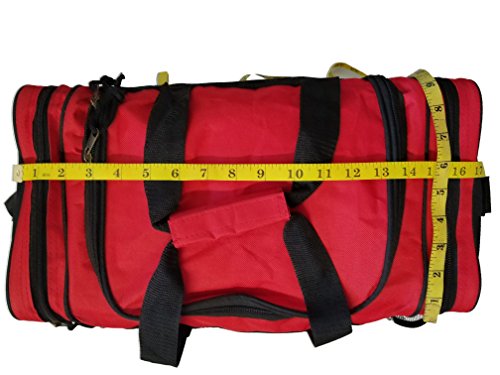 17" Carry on Travel Size Sport Luggage Vacation Gym Weekender Bag (Grey)4