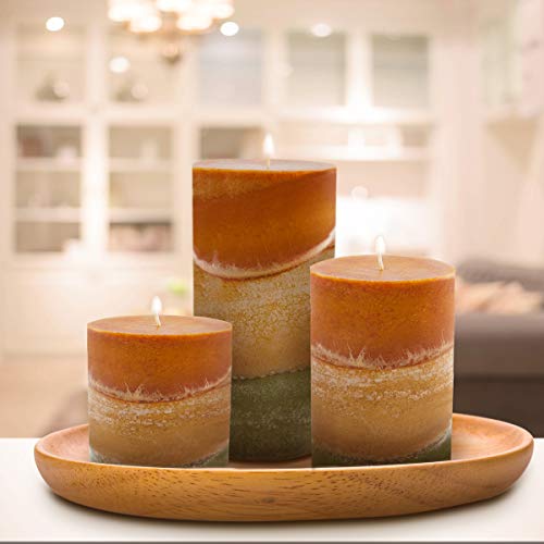 Wicks N More Autumn Leaves Scented Candle (3X6 Pillar) #TOP5