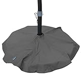 Duraviva Outdoor Patio Umbrella Base Stand Weatherproof Layover Cover - Waterproof, Easy-to-Use Quick Fastener Design - Fits Bases up to 36 inch in Diameter