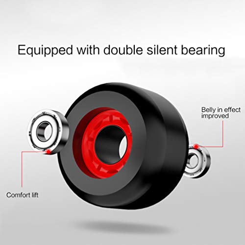 BESPORTBLE - Rolo de exercícios abdominais para treino de abdômen, roda, equipamento de ginástica pa