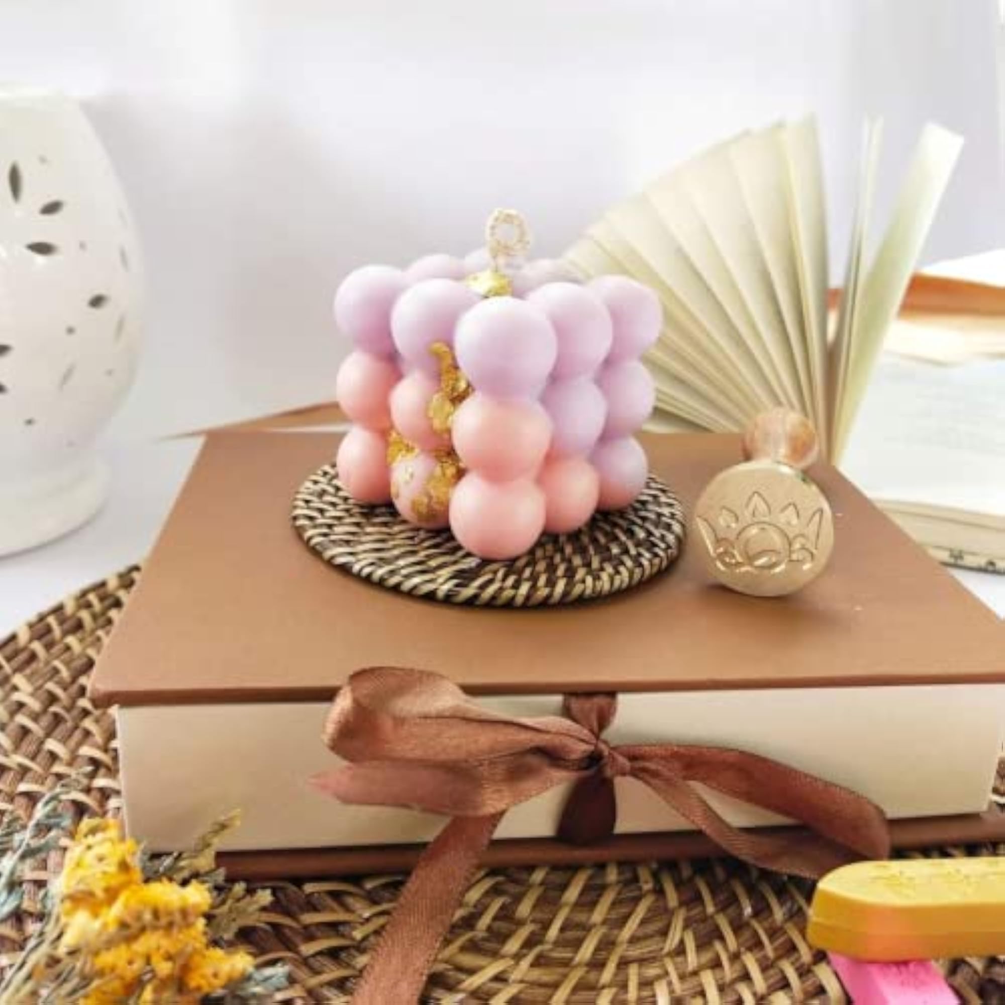 Bubble Candle Silicone Mold for DIY Projects