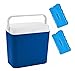 UNISHOP Nevera de Playa + 2 Acumuladores de Frío, Nevera Portátil de Camping con Asa, 24L o 30L (24L + 2 Acumuladores)