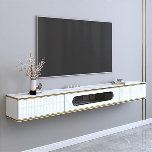 Centre de divertissement moderne blanc idéal pour optimiser le salon - 2