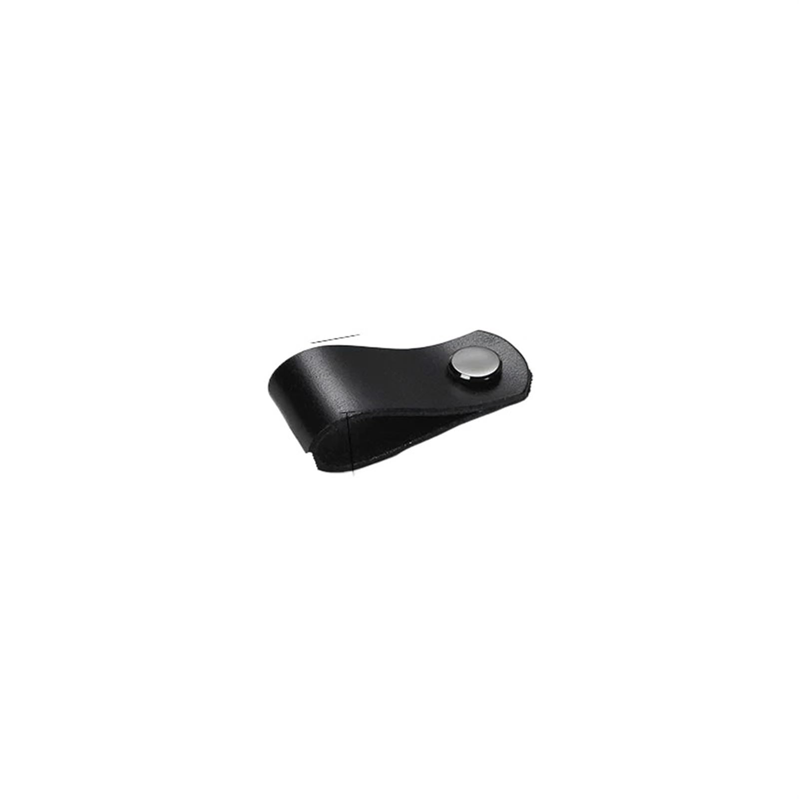 Cqahdsevf Black Leather Drawer Pulls, Leather Furniture Cabinet Drawer Pulls Door Knobs Multicolor(Black)