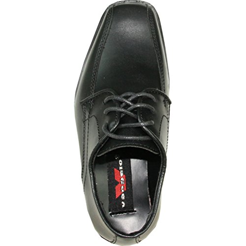 Image of VANGELO Men Dress Shoe TAB and Tux Oxford Formal Tuxedo for Prom Wedding Uniform Medium and Wide Width Black Grey Ivory White Patent