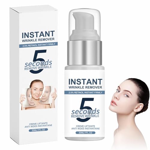 Crema Antirughe Istantaneo Retinolo 30ML,5 Secondi di Eliminazione Delle Rughe,Crema