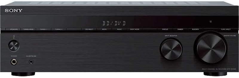 Sony STRDH590 5.2 multi-channel 4k HDR AV Receiver with Bluetooth (Renewed)