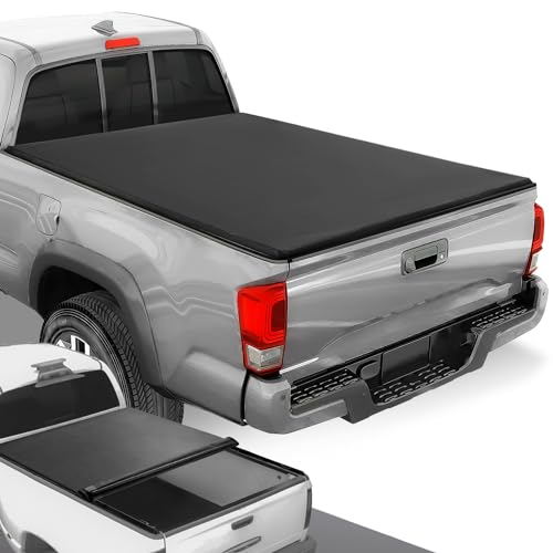 Image of DNA Motoring TTC-RU-004 Pickup Truck Bed Soft Roll-Up Tonneau Cover Compatible with 1997-2003 F-150 6.5Ft Fleetside / Styleside Bed