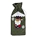 Produktbild BESTOYARD Weihnachten Weinflasche Covers Natural Linen Rotwein Sack für X'Mas Party Tischdekoration (grün)