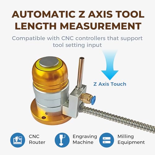 Medidor automático CNC para sensor de herramienta con base magnética miniatura 6