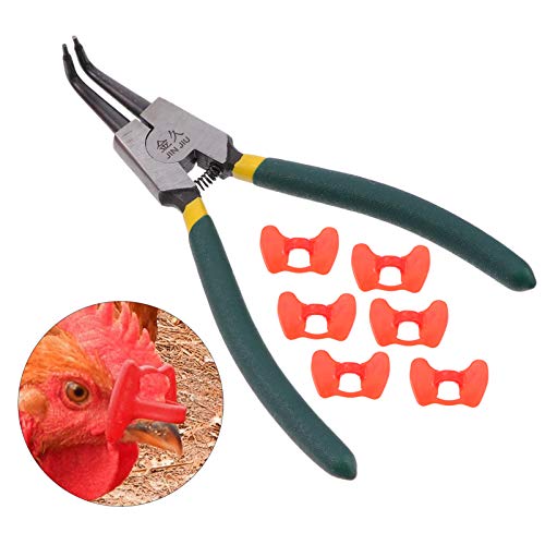 DOITOOL 41Pcs Pinless Peepers Frango Aves Blinders Peepers Com Ferramenta Alicate Alicate Definir An