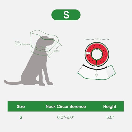 Image of Supet Sponge Dog Cone Collar Stop Licking After Surgery, Dog Donut Collar