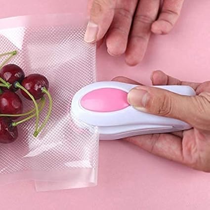 KAHAN ENTERPRISE Mini Handheld Heat Super Sealer Sealing Machine for Food Storage Vacuum Sealer Bags (Multicolor)