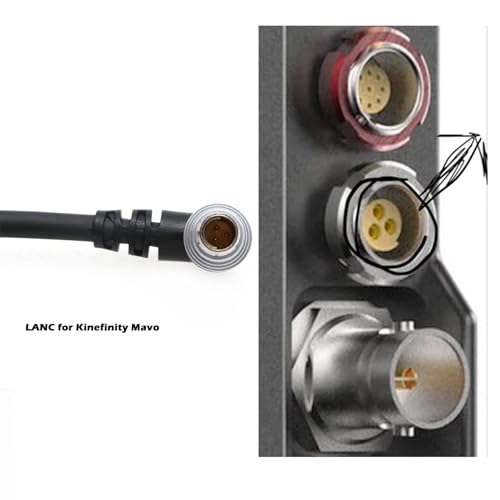 Cable de grabación para cámara ARRI y Sony Venice mango trigger LANC 2,5 mm 4