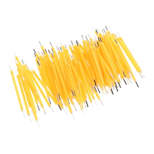 LOORGVEL Filamento Led Duro 3v 38mm 120ma Luz Cálida 2700k Recambio Para Bombillas Led Accesorio Para Luminarias 50 Piezas Hogar y Negocio