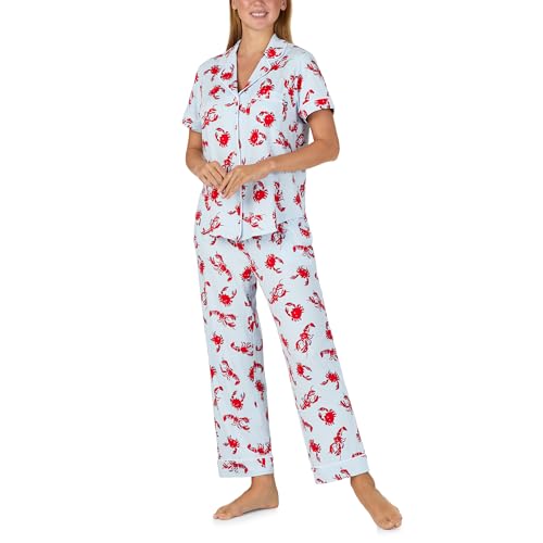 Image of kate spade new york Short Sleeve Cropped Pant PJ Set