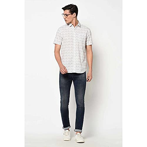 Image of blackberrys Mens Slim Fit Printed Shirt (A205480W1MS20FL-P)