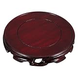 Style bois : fabriqué en bois, ce support offre durabilité et résistance à l’usure pour une utilisation prolongée. socle en bois de style oriental. support pour théière