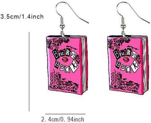 Miniatura 5 de Aretes retro de neón de los años 60, 70 y 80 para mujer, divertidos zapatos de patinaje creativos, aretes de bola de discoteca, aretes colgantes de