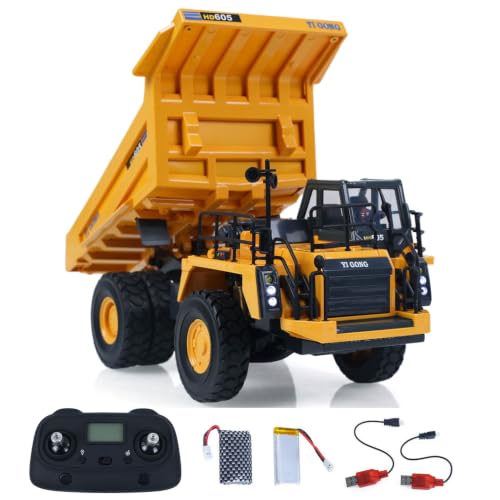 wheelfun camion benne télécommandé 1/50 électrique