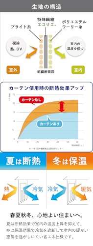 [カエイレース] 花柄 ミラーレースカーテン 2枚組【日本製 144サイズ】UVカット 断熱 保温 遮像 防汚 幅100×丈113ｃｍ ホワイト [5]