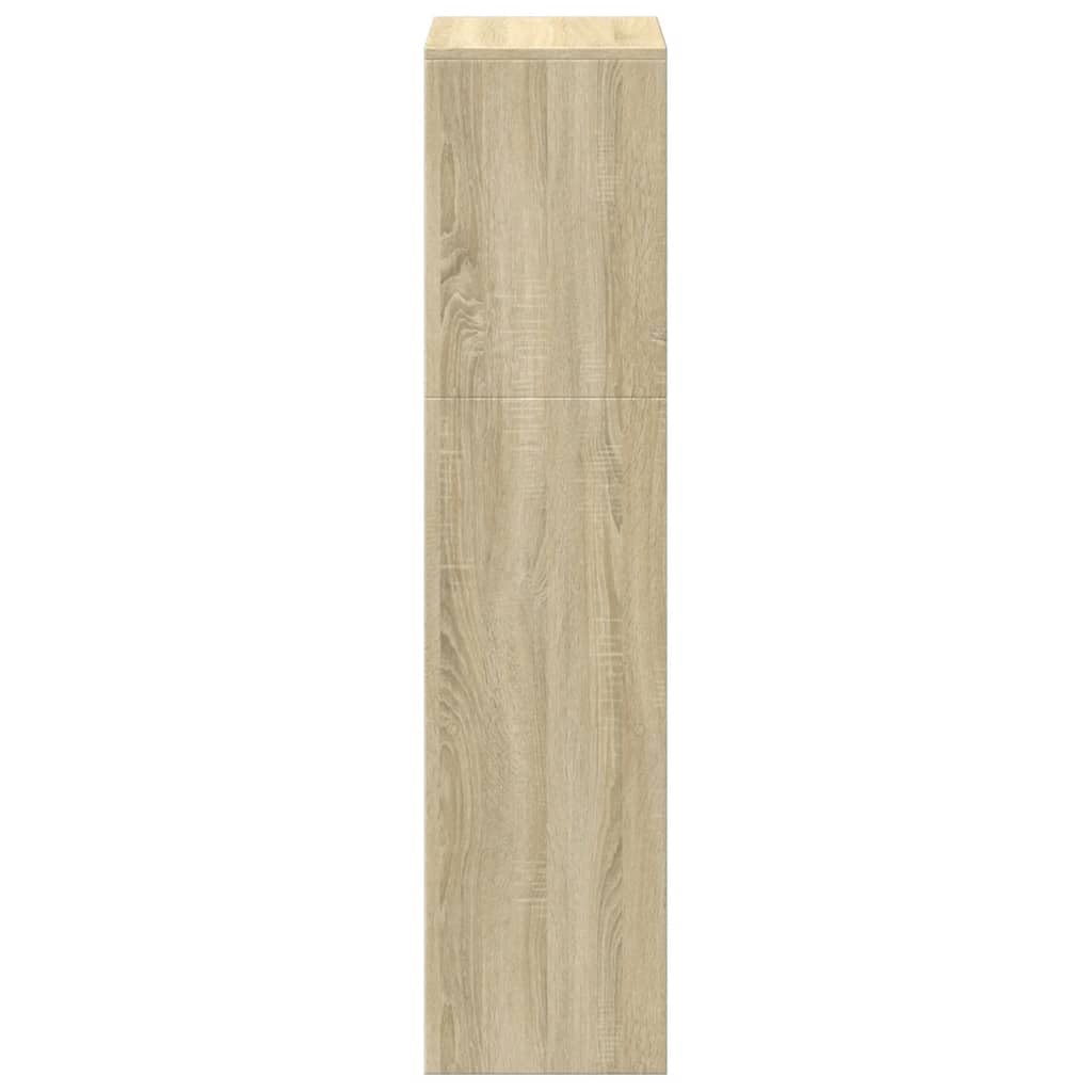 Generisch Raumteiler-Bücherregal 3 Stufen Sonoma-Eiche 123x29x123 cm,Möbel,Regalsysteme,Bücherregale Bücherschränke-857987