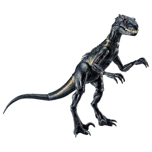Mattel FVW27 – Jurassic World Indoraptor Dino figur, rörlig, leksak från 3 år [exklusivt för Amazon]