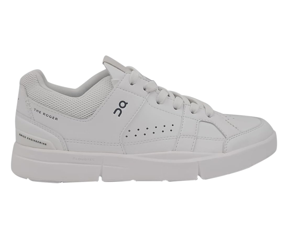 On The Roger Advantage Womens Shoes Size 6.5, Color: All White-White