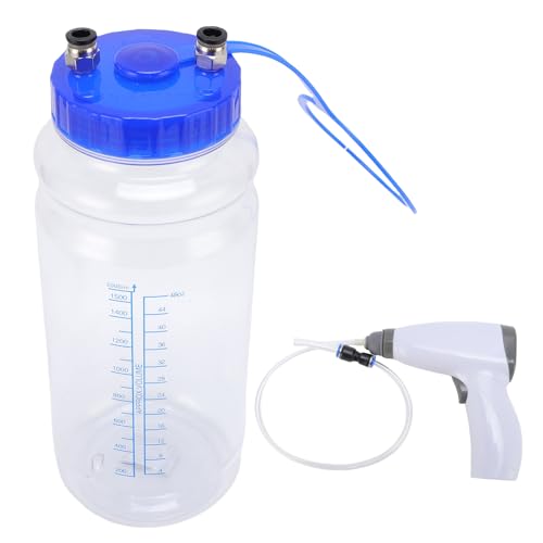 2L Máquina de Ordeño de Vacas con Pezón de Silicona de Potencia de Succión de 5 Etapas, Máquina de Ordeño de Ganado Portátil para Lecherías Pequeñas a Medianas, Fácil Limpieza