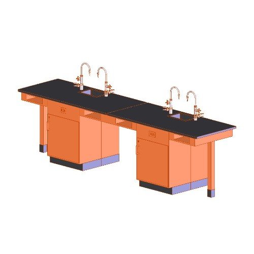 Student Workstations with Phenolic Top and Cupboard