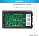PEMENOL 2Stück Display-Digital-Thermometer, DC4-28V Rot + Blau Dual mit NTC Wasserdichtem Metallfühler-Temperatursensor