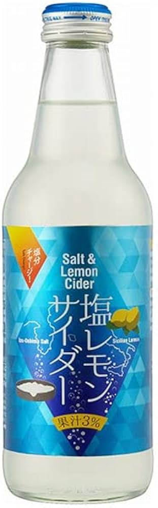Amazon.co.jp: 川崎飲料 塩レモンサイダー 340ml瓶×24本入 : 食品