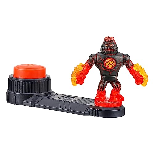 Image of Akedo Legends of Powerstorm | Battle Giant Volcrag | Mini Battling Action Figure with Double Strike Armor | Ready, Fight, Split Strike.