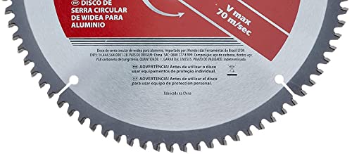 Mtx Disco De Serra Circular De Widea Para Aluminio 250 Mm 10 F30