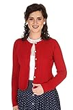 angenehme Baumwollqualität Hammerschmid Damen Strickjacke Trachtenstrickjacke Baumwolle zum Dirndl mit schönem Zopfmuster Rügen 2017500-71 rot Gr.38